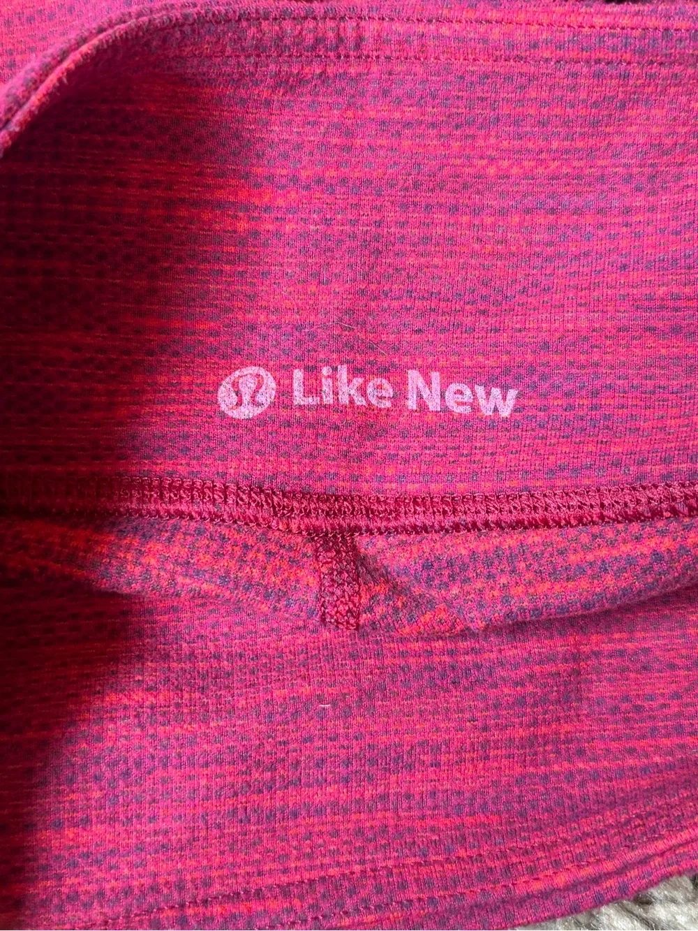Lululemon Leggings Women’s Size 4 Pink Heathered Crop Capri Yoga Running Pants